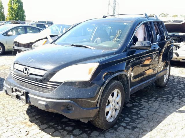 5J6RE38759L006412 - 2009 HONDA CR-V EXL BLACK photo 2