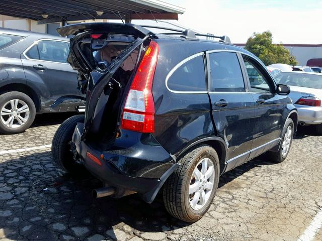 5J6RE38759L006412 - 2009 HONDA CR-V EXL BLACK photo 4