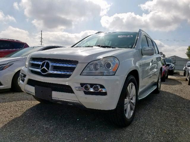 4JGBF2FE3AA542755 - 2010 MERCEDES-BENZ GL 350 BLU WHITE photo 2