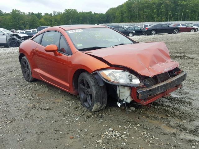 4A3AK24F57E033935 - 2007 MITSUBISHI ECLIPSE GS ORANGE photo 1