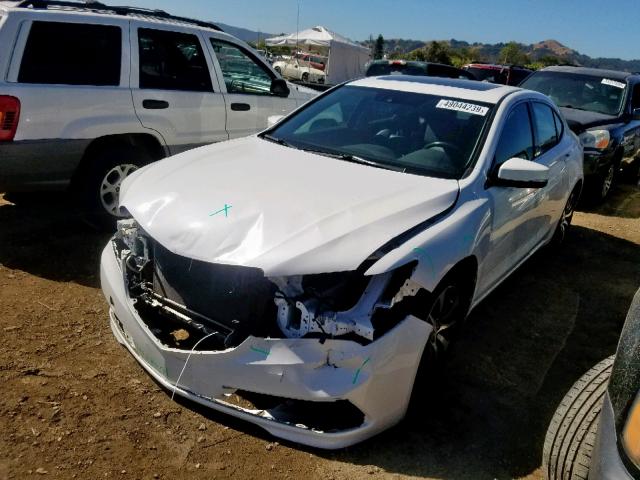 19UUB1F56FA025056 - 2015 ACURA TLX TECH WHITE photo 2
