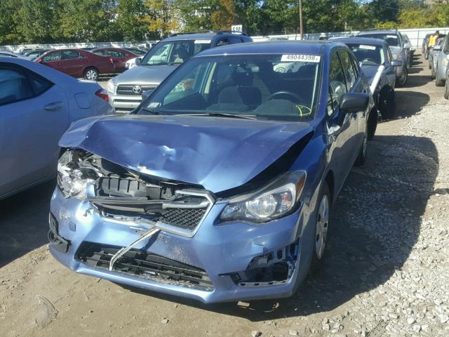 JF1GPAA65F8223444 - 2015 SUBARU IMPREZA BA BLUE photo 2