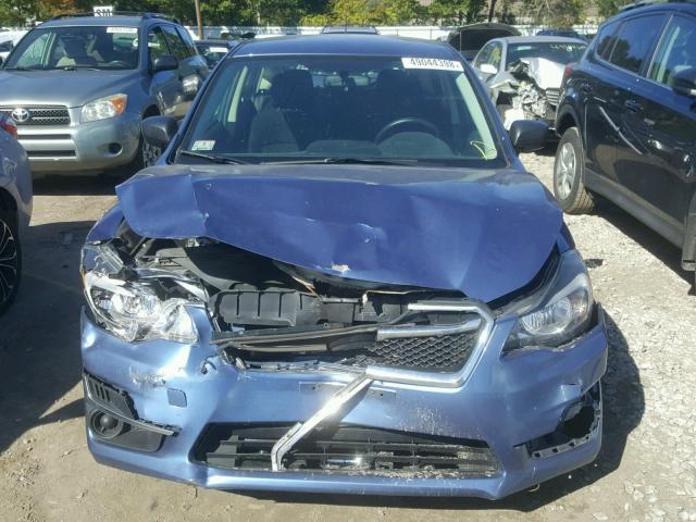 JF1GPAA65F8223444 - 2015 SUBARU IMPREZA BA BLUE photo 9