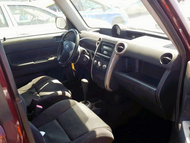JTLKT324340159283 - 2004 TOYOTA SCION XB 勃艮第红 照片 5