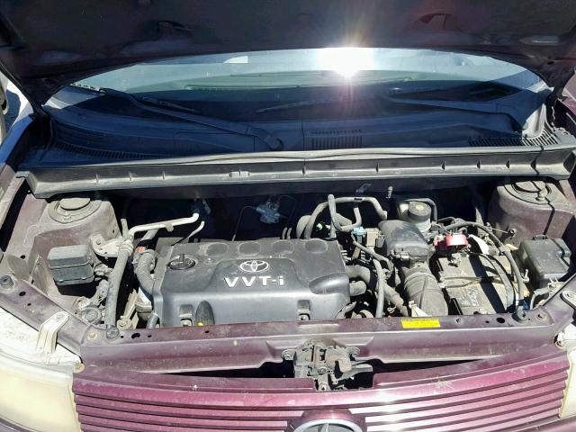 JTLKT324340159283 - 2004 TOYOTA SCION XB 勃艮第红 照片 7
