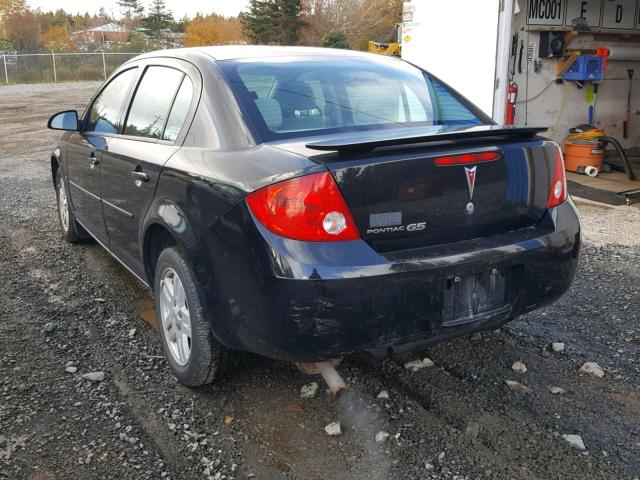 1G2AJ55F377343192 - 2007 PONTIAC G5 BLACK photo 3