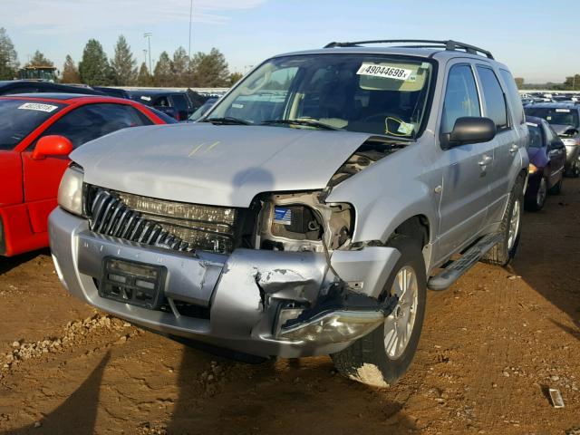 4M2YU81107KJ08379 - 2007 MERCURY MARINER LU SILVER photo 2