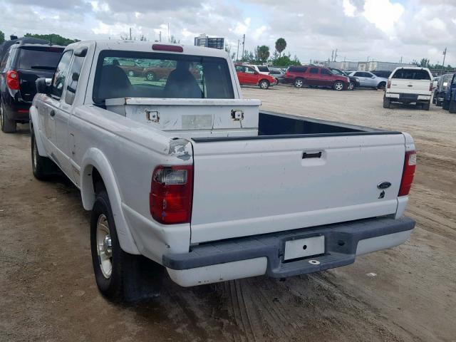 1FTYR44V53PA60082 - 2003 FORD RANGER SUP WHITE photo 3