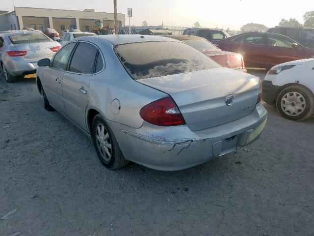 2G4WD532751197247 - 2005 BUICK LACROSSE C SILVER photo 3