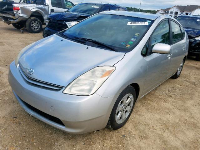 JTDKB20U340013851 - 2004 TOYOTA PRIUS SILVER photo 2