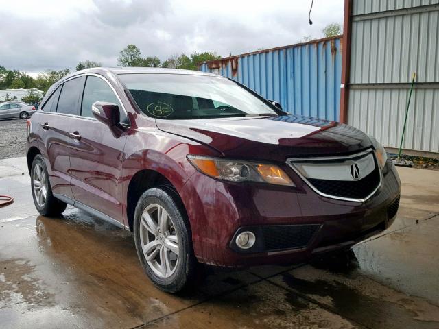 5J8TB4H55EL019004 - 2014 ACURA RDX TECHNO BURGUNDY photo 1