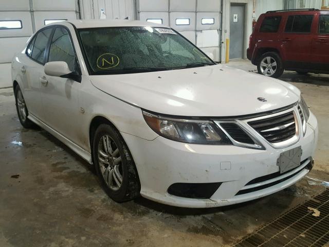 YS3FA4CY4B1309833 - 2011 SAAB 9-3 2.0T WHITE photo 1