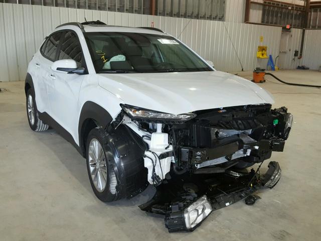 KM8K62AAXJU073327 - 2018 HYUNDAI KONA SEL WHITE photo 1