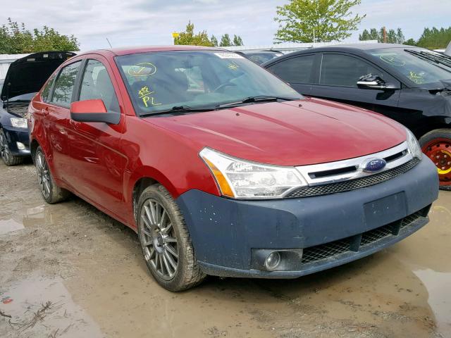 1FAHP36N69W137110 - 2009 FORD FOCUS SES RED photo 1