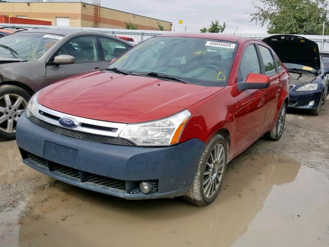 1FAHP36N69W137110 - 2009 FORD FOCUS SES RED photo 2