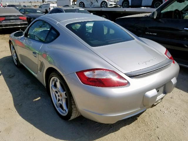 WP0AB29858U780388 - 2008 PORSCHE CAYMAN S SILVER photo 3