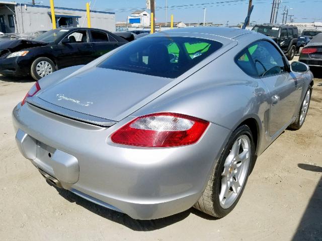 WP0AB29858U780388 - 2008 PORSCHE CAYMAN S SILVER photo 4