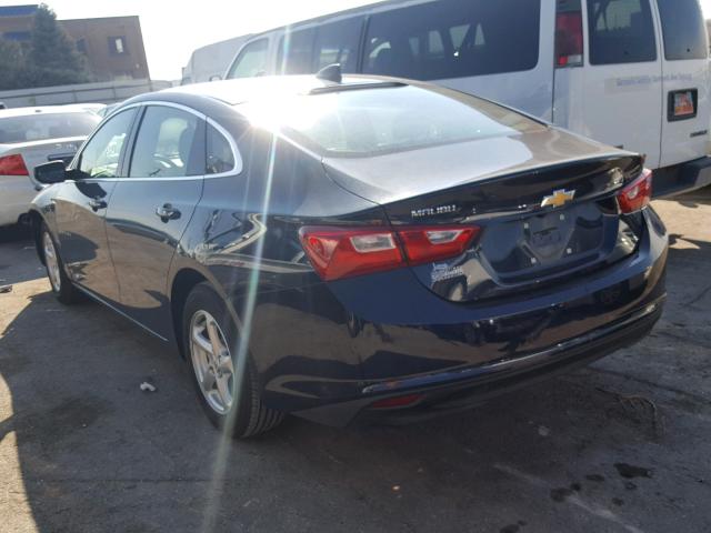 1G1ZB5ST5HF287553 - 2017 CHEVROLET MALIBU LS 蓝色 照片 3