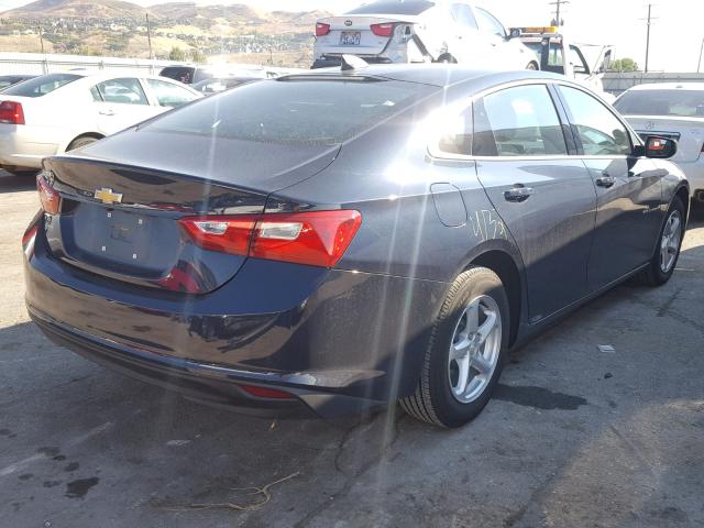 1G1ZB5ST5HF287553 - 2017 CHEVROLET MALIBU LS 蓝色 照片 4