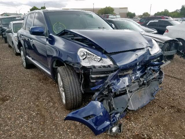 WP1AB29P38LA49115 - 2008 PORSCHE CAYENNE S BLUE photo 1