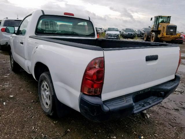 5TFNX4CN5DX031029 - 2013 TOYOTA TACOMA WHITE photo 3