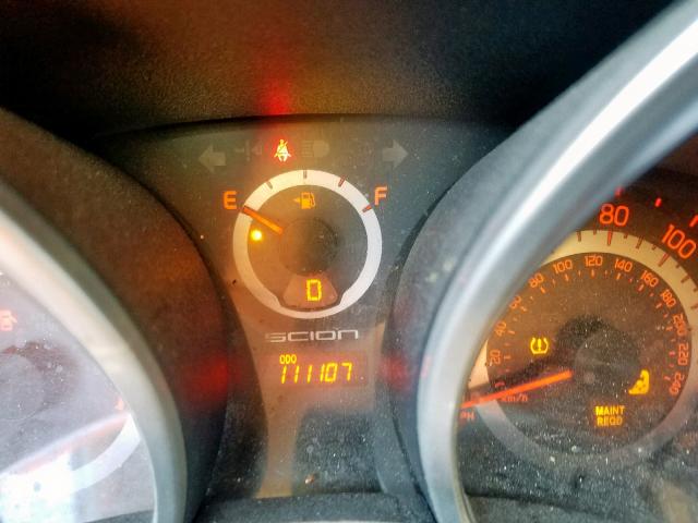 JTKJF5C75FJ003352 - 2015 TOYOTA SCION TC შავი ფოტო 8