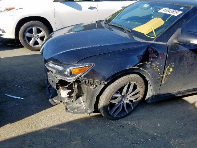 JTKJF5C75FJ003352 - 2015 TOYOTA SCION TC შავი ფოტო 9