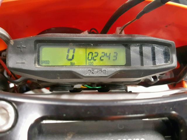 VBKEXL404JM414842 - 2018 KTM 500 EXC-F TWO TONE photo 8