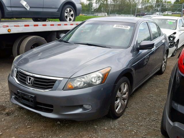 1HGCP36829A015521 - 2009 HONDA ACCORD EXL GRAY photo 2