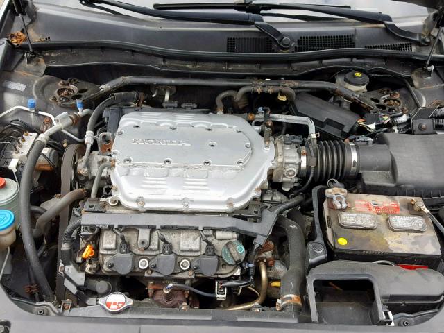 1HGCP36829A015521 - 2009 HONDA ACCORD EXL GRAY photo 7