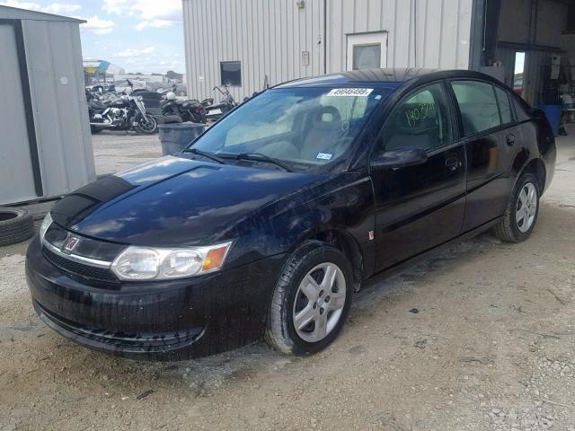 1G8AJ52FX4Z196993 - 2004 SATURN ION LEVEL BLACK photo 2