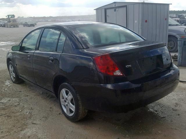 1G8AJ52FX4Z196993 - 2004 SATURN ION LEVEL BLACK photo 3