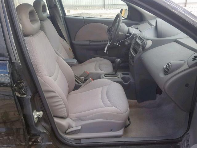 1G8AJ52FX4Z196993 - 2004 SATURN ION LEVEL BLACK photo 5