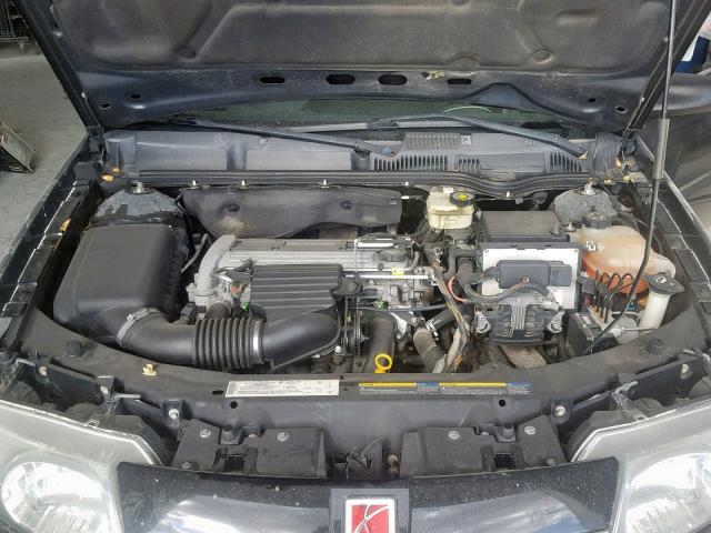 1G8AJ52FX4Z196993 - 2004 SATURN ION LEVEL BLACK photo 7
