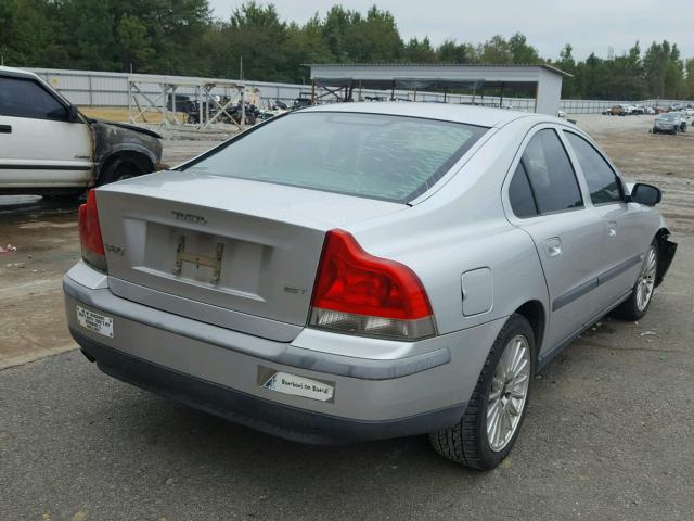 YV1RS59V642420041 - 2004 VOLVO S60 2.5T SILVER photo 4