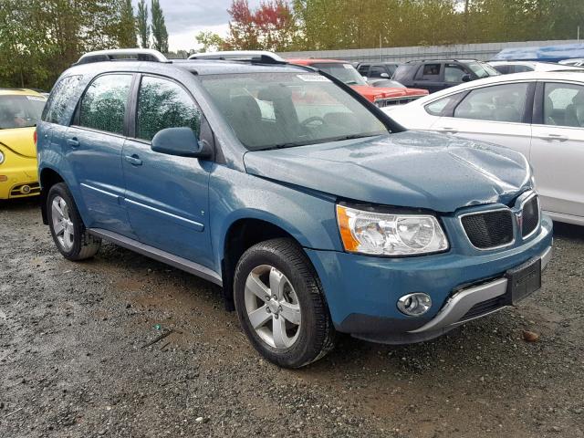 2CKDL33F686279086 - 2008 PONTIAC TORRENT BLUE photo 1