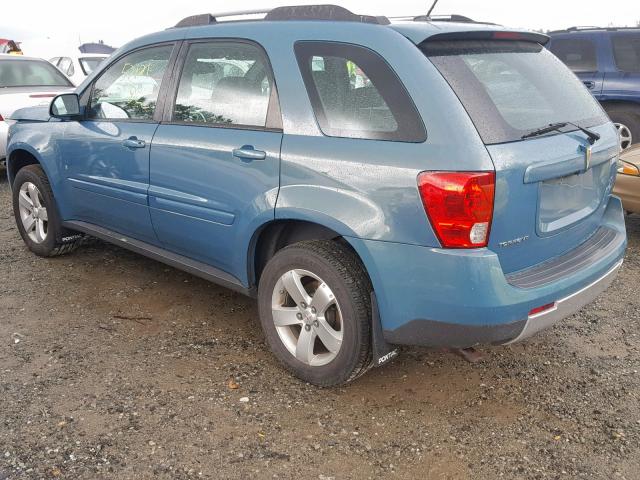 2CKDL33F686279086 - 2008 PONTIAC TORRENT BLUE photo 3