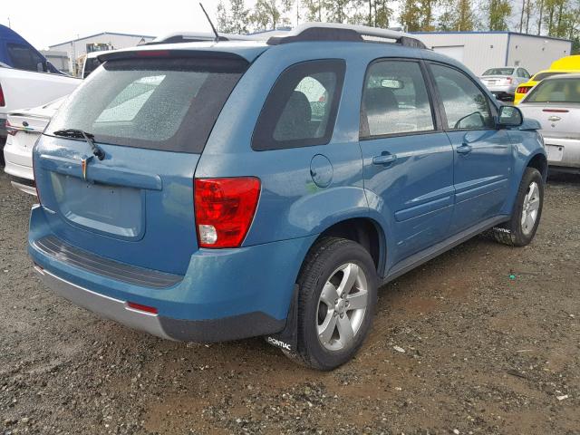 2CKDL33F686279086 - 2008 PONTIAC TORRENT BLUE photo 4