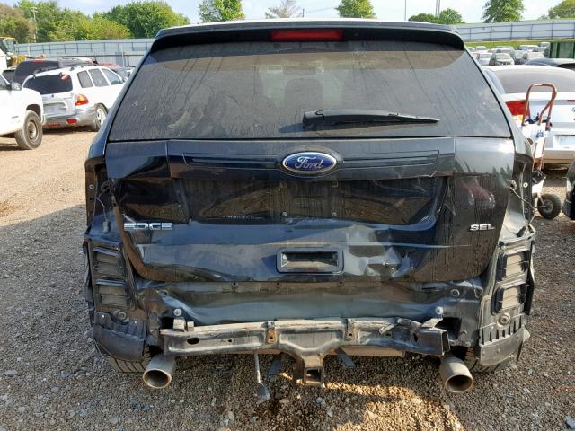 2FMDK3JC7DBB69843 - 2013 FORD EDGE SEL BLACK photo 9