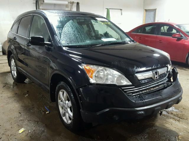 5J6RE48787L015219 - 2007 HONDA CR-V EXL BLACK photo 1