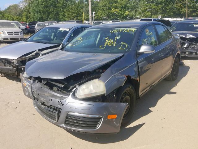 3VWPG71K76M786028 - 2006 VOLKSWAGEN JETTA VALU GRAY photo 2