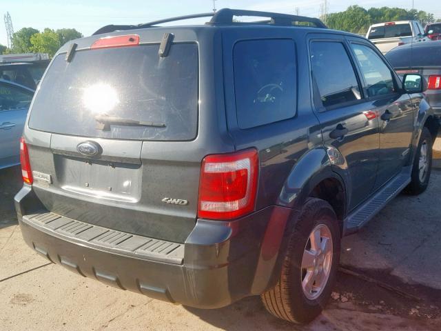 1FMCU93148KC91608 - 2008 FORD ESCAPE XLT GRAY photo 4