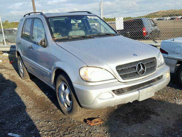 4JGAB57E83A454603 - 2003 MERCEDES-BENZ ML 350 SILVER photo 1