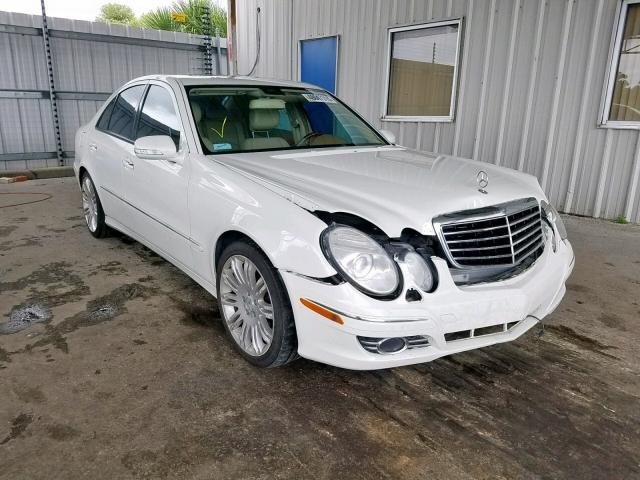 WDBUF56X07B165674 - 2007 MERCEDES-BENZ E 350 WHITE photo 1