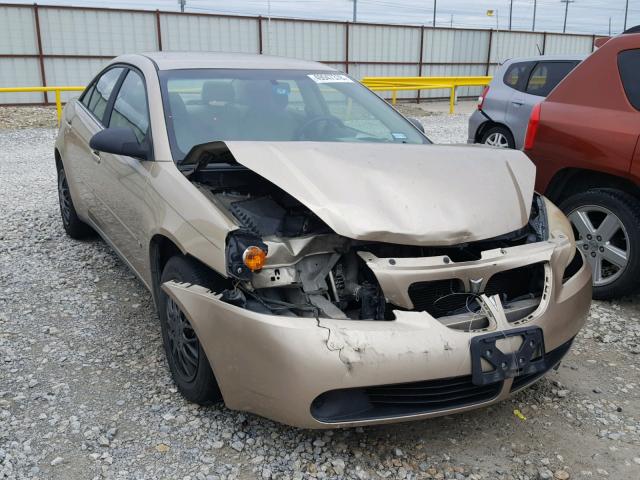 1G2ZF55BX64202766 - 2006 PONTIAC G6 SE GOLD photo 1