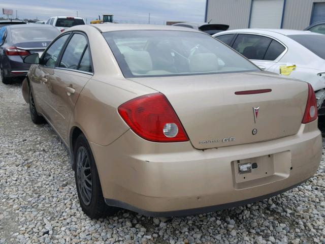 1G2ZF55BX64202766 - 2006 PONTIAC G6 SE GOLD photo 3