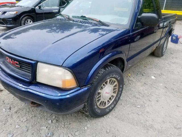 1GTDT19W2Y8185106 - 2000 GMC SONOMA BLUE photo 9