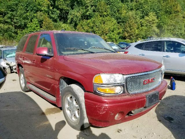 1GKEK63U64J145615 - 2004 GMC YUKON DENA RED photo 1