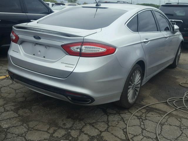 3FA6P0K92GR178395 - 2016 FORD FUSION TIT SILVER photo 4