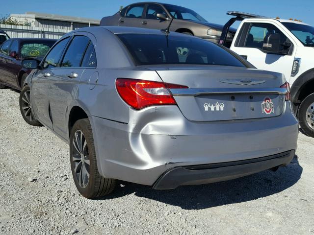 1C3CCBBB0DN766368 - 2013 CHRYSLER 200 TOURIN GRAY photo 3